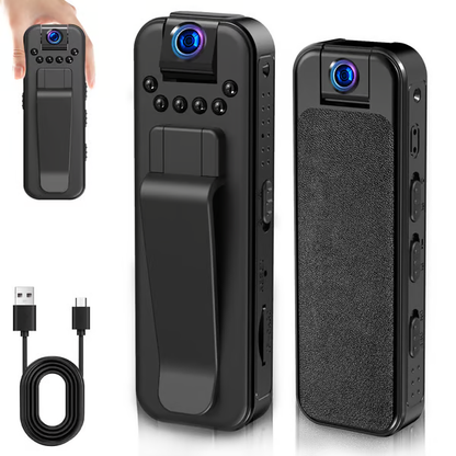 🏆Flash Sale⚡ 50K+ SOLD! Almost Gone-🔥HD 1080P Rechargeable Mini Body Camera With Night