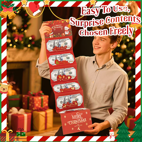 🎄 2025 New Creative Christmas Cash Surprise Envelope