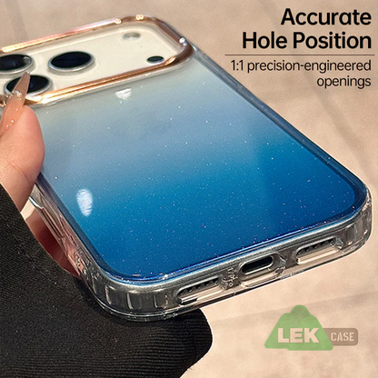 📱LEKCASE iPhone 17 Series Magnetic Transparent Gradient Shockproof Case