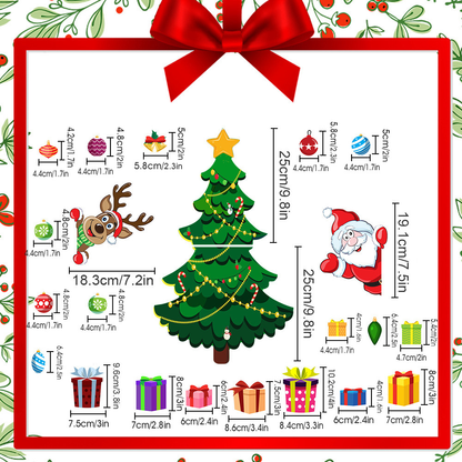 🎁🎅Christmas Themed Magnetic Sticker