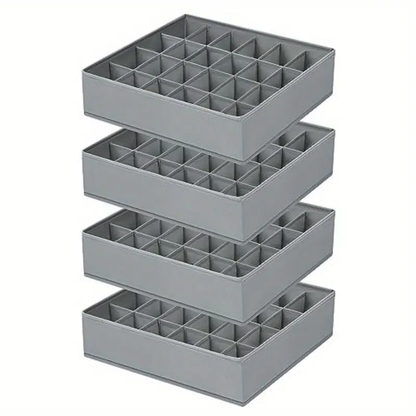 🧦24-Compartment Storage Basket - Sock Drawer Organiser