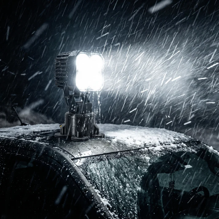 Motorized Remote Control Laser LED Searchlight: Command the Night！💡🔥✨