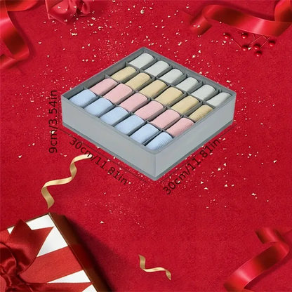 🧦24-Compartment Storage Basket - Sock Drawer Organiser