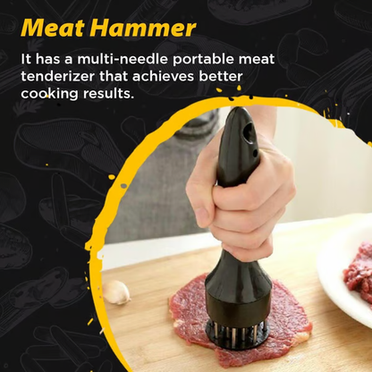🔥LAST DAY 50% OFF -❄️🥩Stainless Steel Meat Tenderizer Needle 21 Pin Steak BBQ Kitchen Cooking Tool