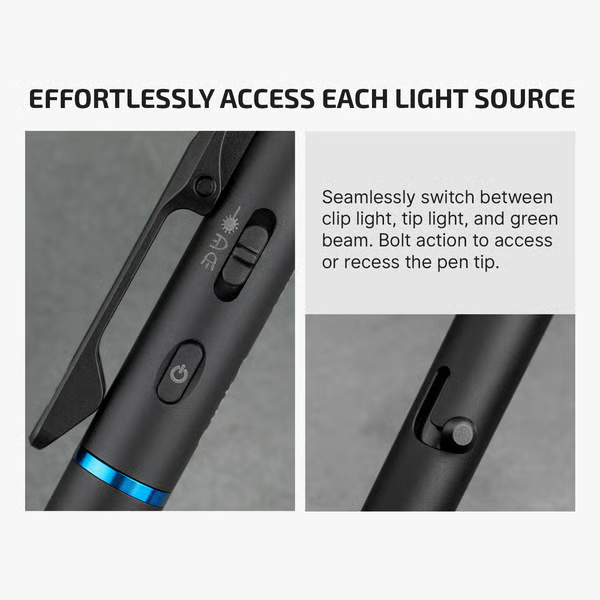 🔥LAST DAY 50% OFF -Multifunctional Pen Light with 120 Lumens & Green Laser