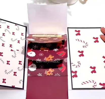 🔥LAST DAY 50% OFF - 🎄Handmade Waterfall Gift Card Holder💌