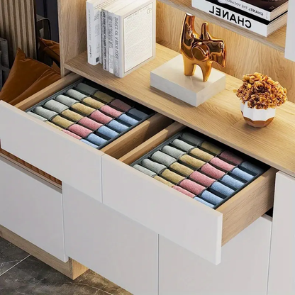 🧦24-Compartment Storage Basket - Sock Drawer Organiser