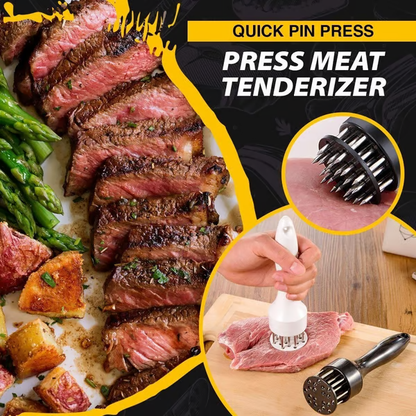 🔥LAST DAY 50% OFF -❄️🥩Stainless Steel Meat Tenderizer Needle 21 Pin Steak BBQ Kitchen Cooking Tool