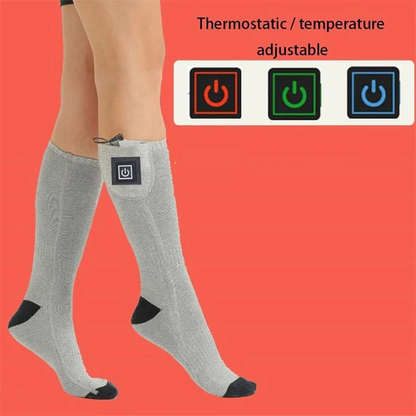Heated Socks with Adjustable Temperature - Upgraded Batteries - Unisex