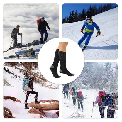 Heated Socks with Adjustable Temperature - Upgraded Batteries - Unisex