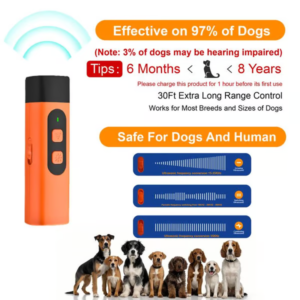 🔥LAST DAY 50% OFF -🎁🔥Professional Sonic Emitters Dog Training Tool