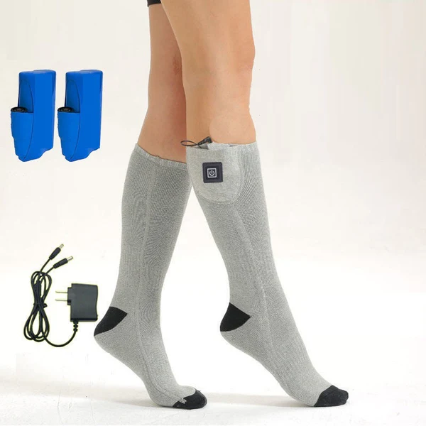 Heated Socks with Adjustable Temperature - Upgraded Batteries - Unisex