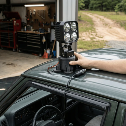 Motorized Remote Control Laser LED Searchlight: Command the Night！💡🔥✨
