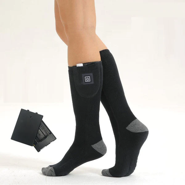 Heated Socks with Adjustable Temperature - Upgraded Batteries - Unisex