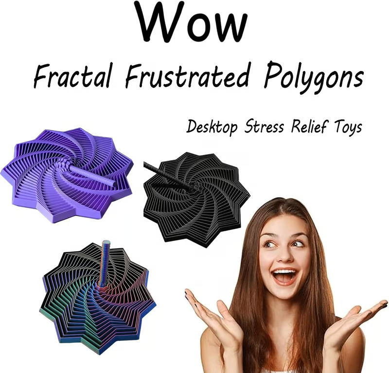 🔥2025 Fractal Fidget Star: The Ultimate Sensory Tool for Adult Focus & Stress Relief