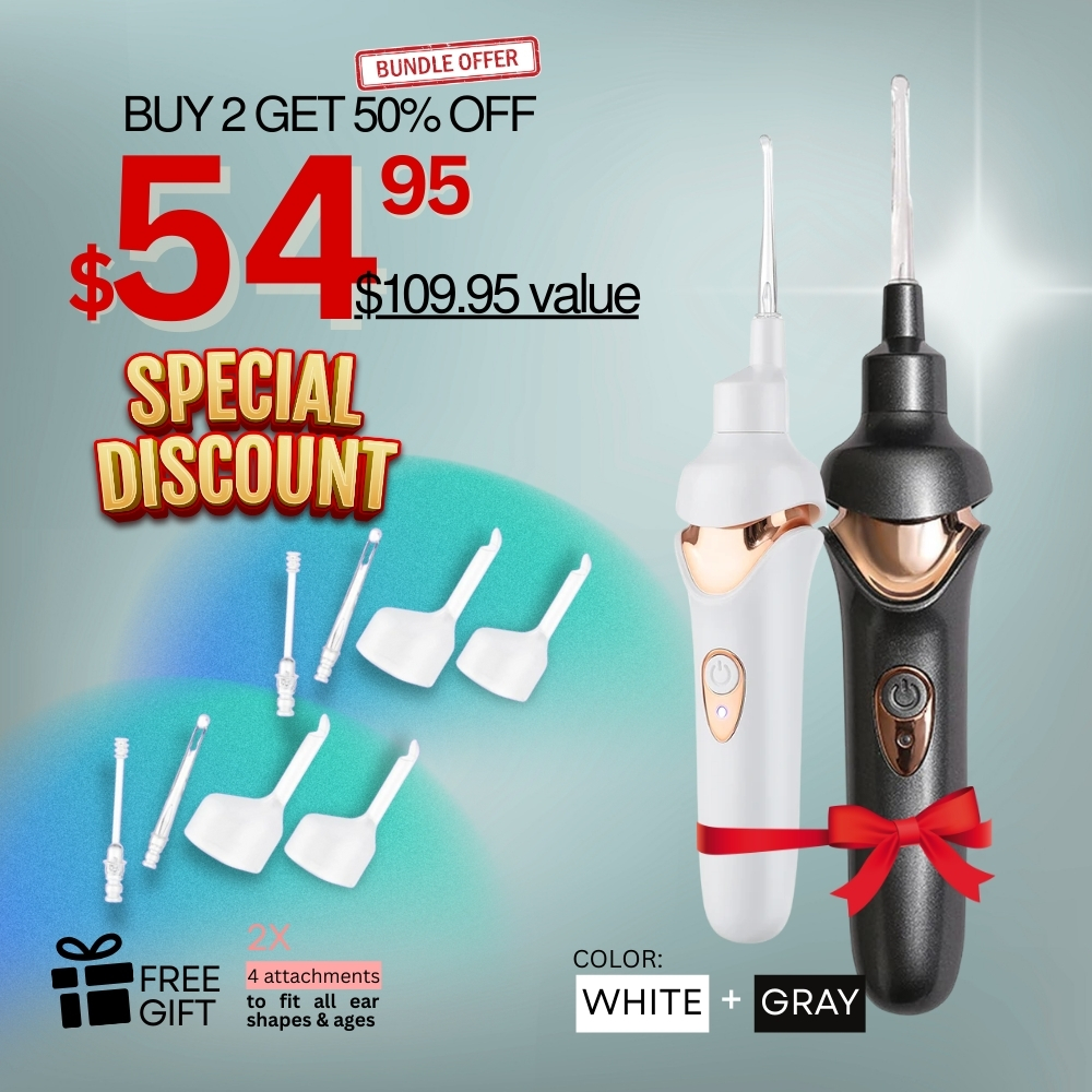 🔥Hot Sale🔥 Earwax Vacuum – Safe & Painless Ear Cleaning for the Whole Family