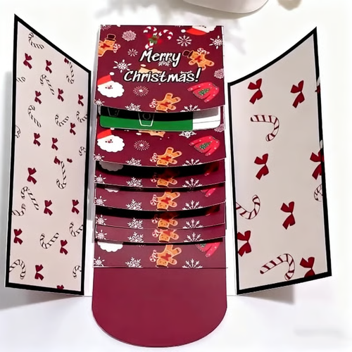 🔥LAST DAY 50% OFF - 🎄Handmade Waterfall Gift Card Holder💌