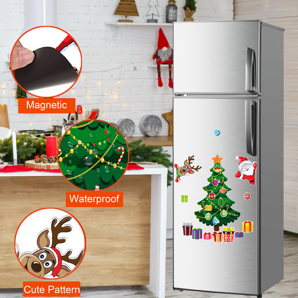 🎁🎅Christmas Themed Magnetic Sticker