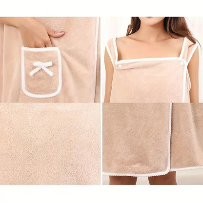 🔥LAST DAY 50% OFF -🚿Women's Coral Fleece Bathrobe