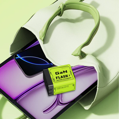 2026 New Arrival🔥2-in-1 GaN Compatible with 120W Fast Charger