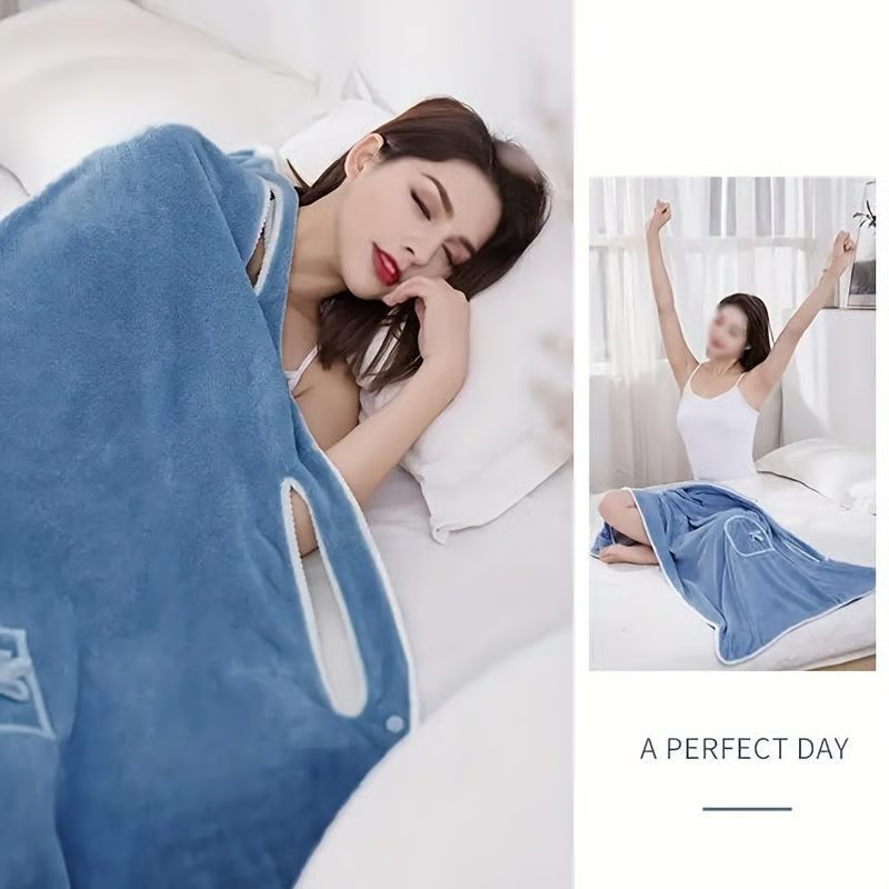 🔥LAST DAY 50% OFF -🚿Women's Coral Fleece Bathrobe