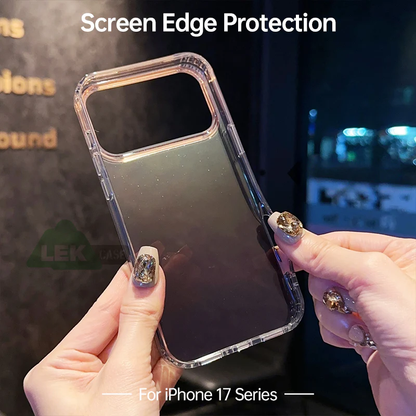 📱LEKCASE iPhone 17 Series Magnetic Transparent Gradient Shockproof Case